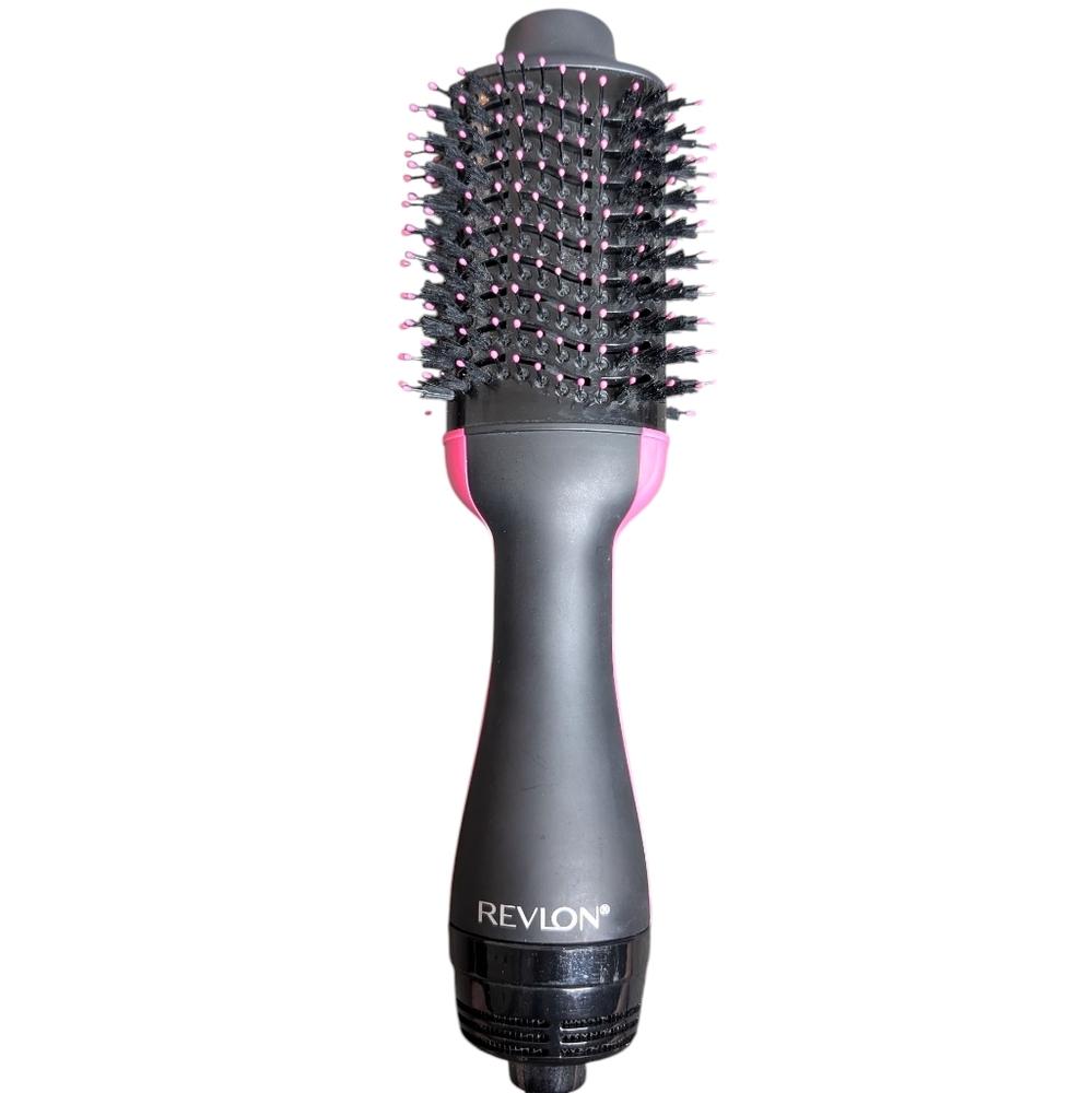 Revlon Women's One-Step Volumizer Black and Pink Hair Dryer and Styling Brush